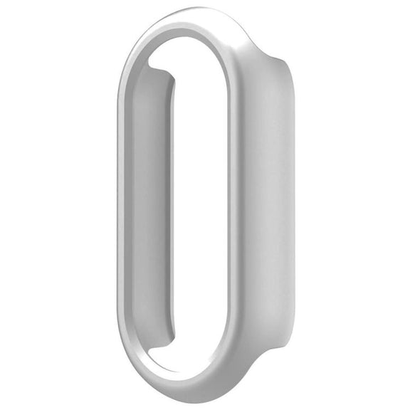 For Xiaomi Smart Band 9 / 9 NFC Half Coverage Hollow PC Watch Protective Cover(Silver)