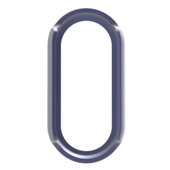 For Xiaomi Smart Band 9 / 9 NFC Half Coverage Hollow PC Watch Protective Cover(Midnight Blue)