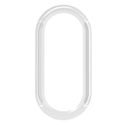 For Xiaomi Smart Band 10 / 10 NFC Half Coverage Hollow PC Watch Protective Cover(Transparent)