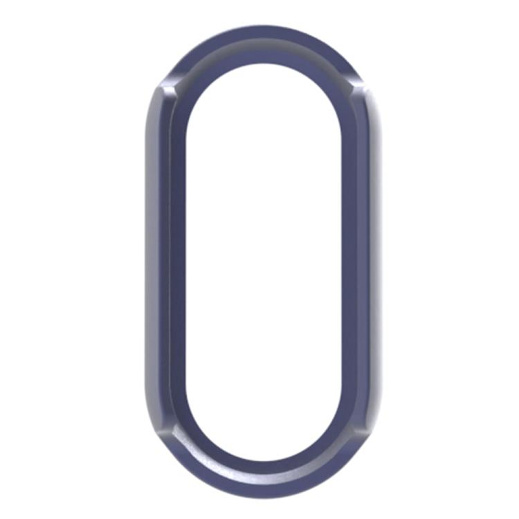For Xiaomi Smart Band 10 / 10 NFC Half Coverage Hollow PC Watch Protective Cover(Midnight Blue)