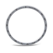 For Samsung Galaxy Watch8 40mm Speed Bezel and Solid Color Stitched Silicone Watch Band(Light Pink Silver)