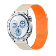 18mm Lychee Texture Soft Magnetic Silicone Watch Band(Starlight Orange)