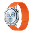 20mm Lychee Texture Soft Magnetic Silicone Watch Band(Orange) - free shipping - PMC TechLife - Order now!