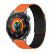 20mm Lychee Texture Soft Magnetic Silicone Watch Band(Orange Black) - free shipping - PMC TechLife - Order now!