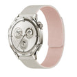 22mm Lychee Texture Soft Magnetic Silicone Watch Band(Starlight Pink) - free shipping - PMC TechLife - Order now!