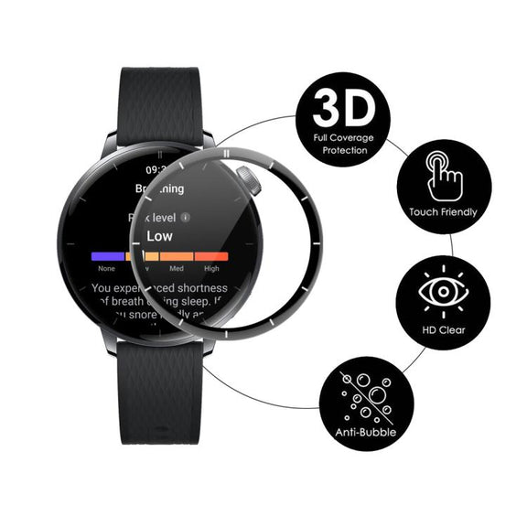 For OnePlus Watch 3 43mm 2pcs ENKAY 3D Full Coverage Soft PC Edge PMMA HD Screen Protector Film
