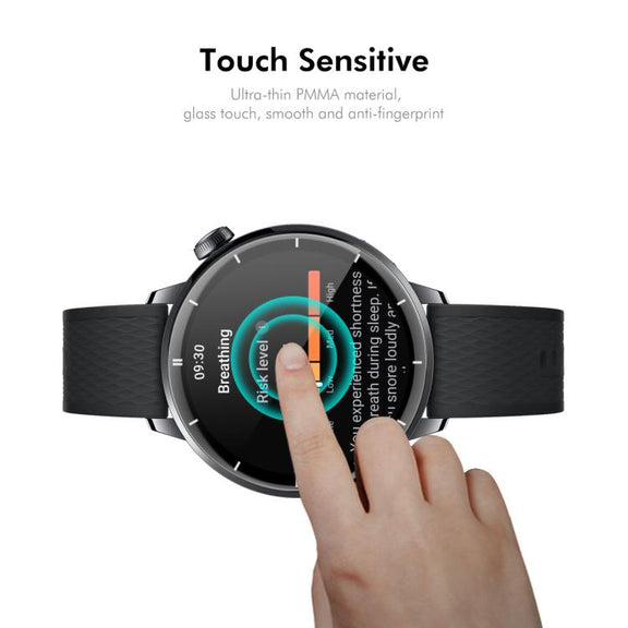 For OnePlus Watch 3 43mm 2pcs ENKAY 3D Full Coverage Soft PC Edge PMMA HD Screen Protector Film