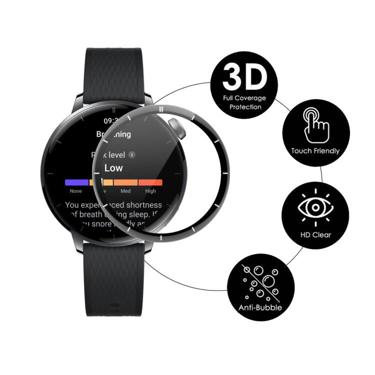 For OnePlus Watch 3 43mm 10pcs ENKAY 3D Full Coverage Soft PC Edge PMMA HD Screen Protector Film