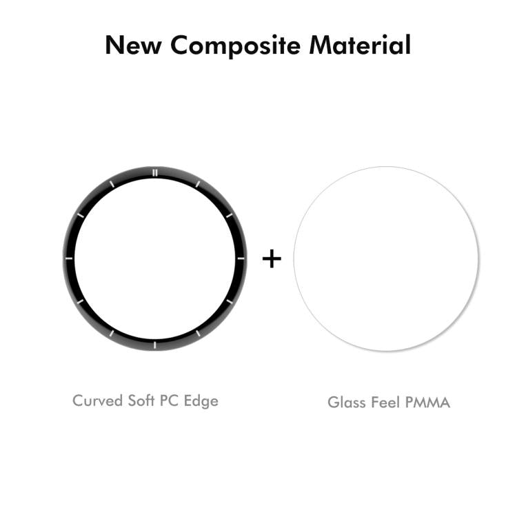 For OnePlus Watch 3 43mm 10pcs ENKAY 3D Full Coverage Soft PC Edge PMMA HD Screen Protector Film