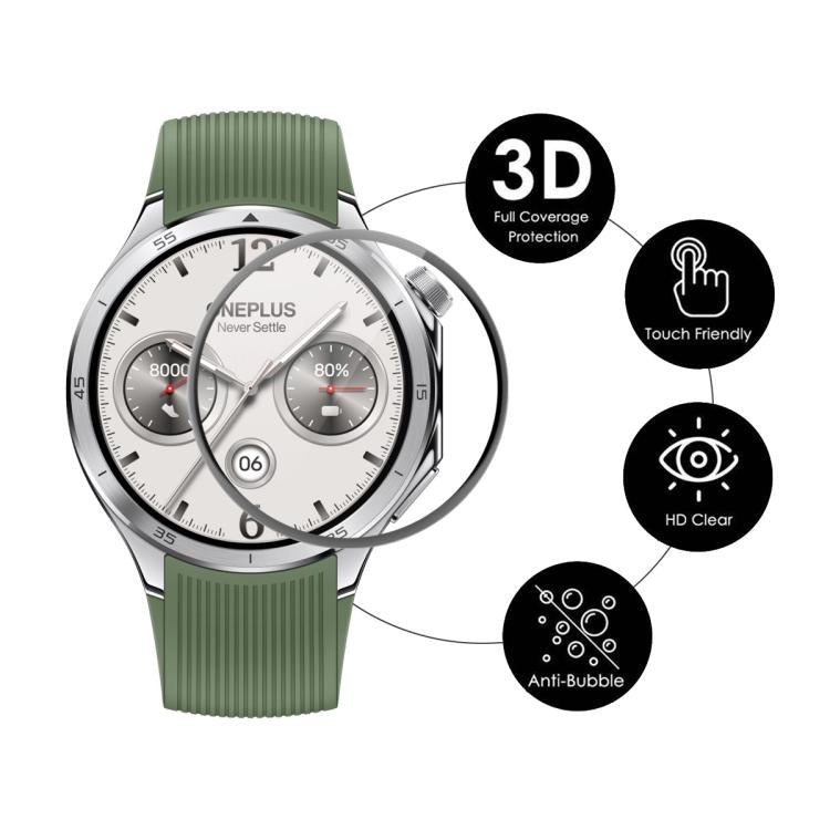 For OnePlus Watch 3 46mm 10pcs ENKAY 3D Full Coverage Soft PC Edge PMMA HD Screen Protector Film
