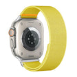 For Apple Watch 46mm / 49mm / 45mm / 44mm Adjustable Single Loop Elastic Nylon Watch Band(Yellow) - free shipping - PMC TechLife - Order now!
