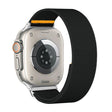 For Apple Watch 46mm / 49mm / 45mm / 44mm Adjustable Single Loop Elastic Nylon Watch Band(Black) - free shipping - PMC TechLife - Order now!