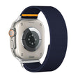 For Apple Watch 42mm / 41mm / 40mm / 38mm Adjustable Single Loop Elastic Nylon Watch Band(Dark Blue) - free shipping - PMC TechLife - Order now!
