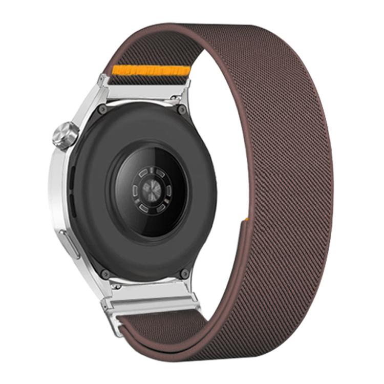 22mm Adjustable Single Loop Elastic Nylon Watch Band(Smokey Purple)