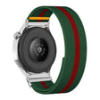 22mm Adjustable Single Loop Elastic Nylon Watch Band(Green Red) - free shipping - PMC TechLife - Order now!