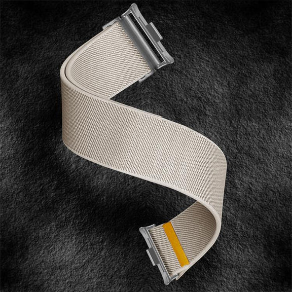 For Xiaomi Smart Band 9 Pro / Redmi Watch 5 Adjustable Single Loop Elastic Nylon Watch Band(Starlight)