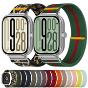 For Xiaomi Smart Band 9 Pro / Redmi Watch 5 Adjustable Single Loop Elastic Nylon Watch Band(Yellow)