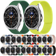 For Samsung Galaxy Watch8 / 8 Classic Lychee Texture Soft Magnetic Silicone Watch Band(Black Red)