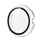 For Google Pixel Watch4 41mm Tempered Film Integrated PC Watch Protective Cover(Transparent)