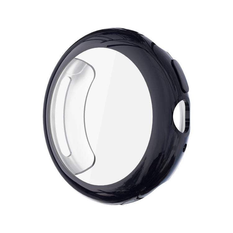 For Google Pixel Watch4 41mm Full Coverage Electroplated TPU Watch Protective Cover(Black)