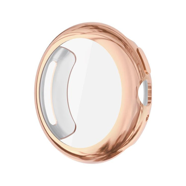 For Google Pixel Watch4 41mm Full Coverage Electroplated TPU Watch Protective Cover(Rose Gold)