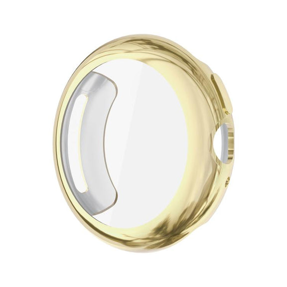 For Google Pixel Watch4 41mm Full Coverage Electroplated TPU Watch Protective Cover(Gold)