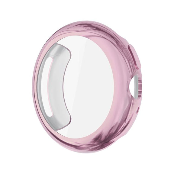 For Google Pixel Watch4 41mm Full Coverage Electroplated TPU Watch Protective Cover(Pink)