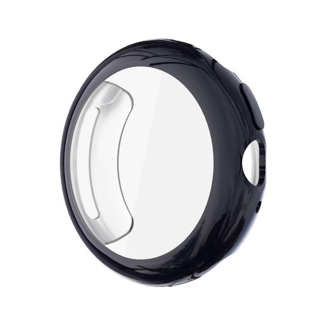 For Google Pixel Watch4 45mm Full Coverage Electroplated TPU Watch Protective Cover(Black)