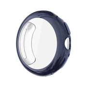 For Google Pixel Watch4 45mm Full Coverage Electroplated TPU Watch Protective Cover(Midnight Blue)