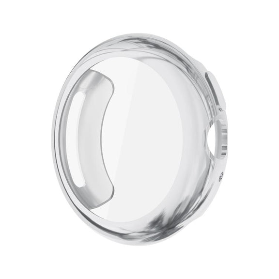 For Google Pixel Watch4 45mm Full Coverage Electroplated TPU Watch Protective Cover(Silver)