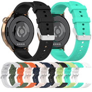 For OnePlus Watch 3 43mm Rhombic Texture Groove Silicone Watch Band(Dark Green)