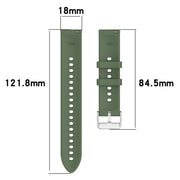 For OnePlus Watch 3 43mm Rhombic Texture Groove Silicone Watch Band(White)
