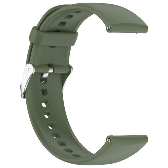 For CMF Watch 3 Pro / CMF Watch Pro2 Solid Color Silicone Watch Band(Dark Green)