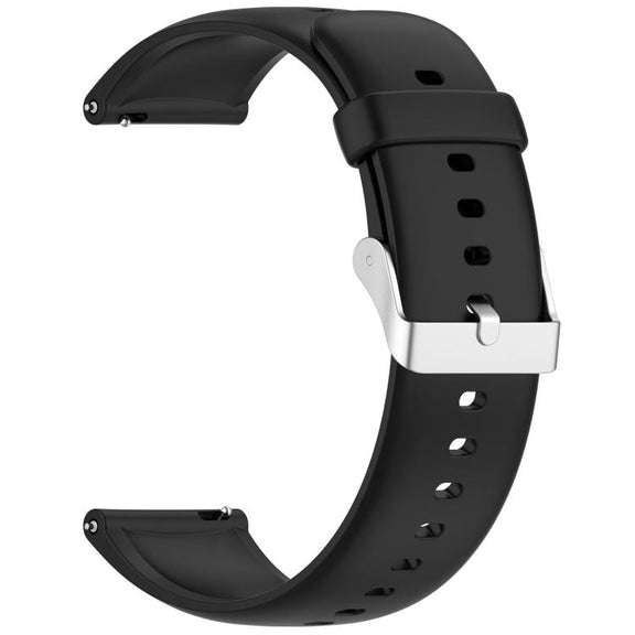 For CMF Watch 3 Pro / CMF Watch Pro2 Solid Color Silicone Watch Band(Black)