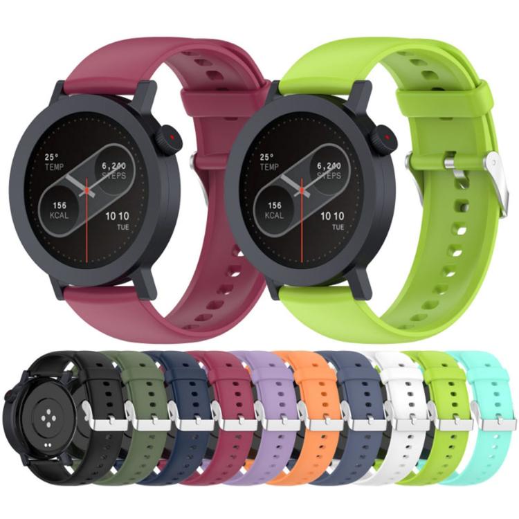 For CMF Watch 3 Pro / CMF Watch Pro2 Solid Color Silicone Watch Band(Blue Gray)