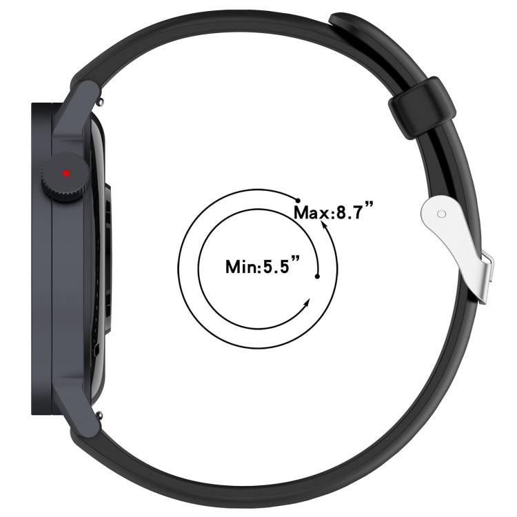 For CMF Watch 3 Pro / CMF Watch Pro2 Solid Color Silicone Watch Band(Wine Red)
