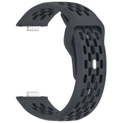 For Huawei Watch Fit4 / Fit4 Pro / Fit3 Mesh Silver Reverse Steel Buckle Silicone Watch Band(Gray)