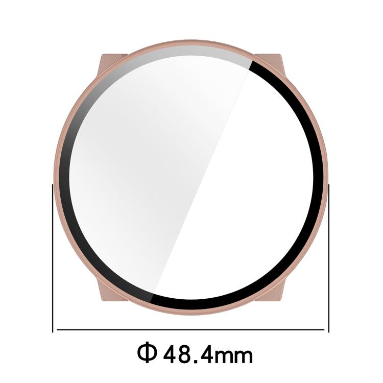 For Suunto Run Tempered Film Integrated PC Watch Protective Cover(Black)