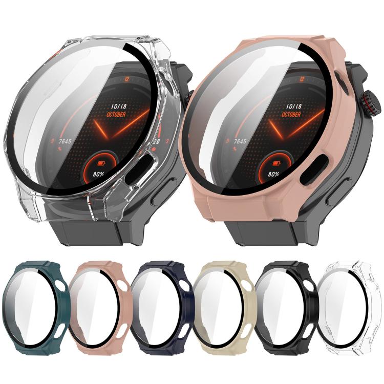 For Honor Watch 5 Ultra Tempered Film Integrated PC Watch Protective Cover(Black)