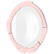 For Insta360 X5 Rotating Optical Tempered Glass Lens Guard Protective Cover(Pink)