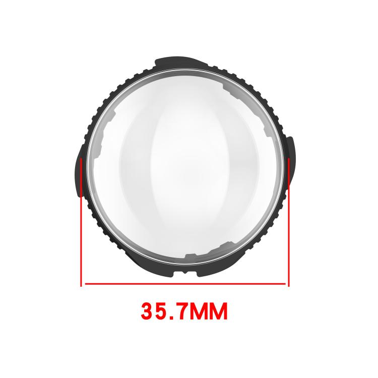 For Insta360 X5 Rotating Optical Tempered Glass Lens Guard Protective Cover(Pink)