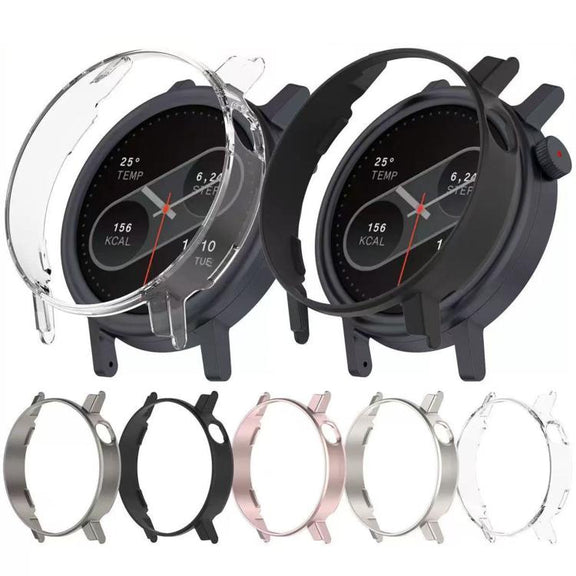 For CMF Watch 3 Pro Half Coverage Hollowed PC Watch Protective Cover(Pink)
