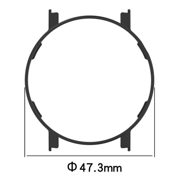 For CMF Watch 3 Pro Half Coverage Hollowed PC Watch Protective Cover(Titanium Steel Color)