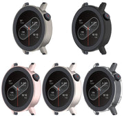 For CMF Watch 3 Pro Half Coverage Hollowed PC Watch Protective Cover(Titanium Steel Color)