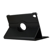 ENKAY 360 Degree Rotation Lichi Texture Leather Case with Holder for HUAWEI MediaPad M6 10.8 2019(Black)