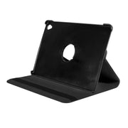 ENKAY 360 Degree Rotation Lichi Texture Leather Case with Holder for HUAWEI MediaPad M6 10.8 2019(Black)