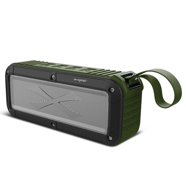 W-KING S20 Loudspeakers IPX6 Water-resistant Bluetooth Speaker Portable NFC Bluetooth Speaker for Outdoors / Shower / Bicycle FM Radio (Green)