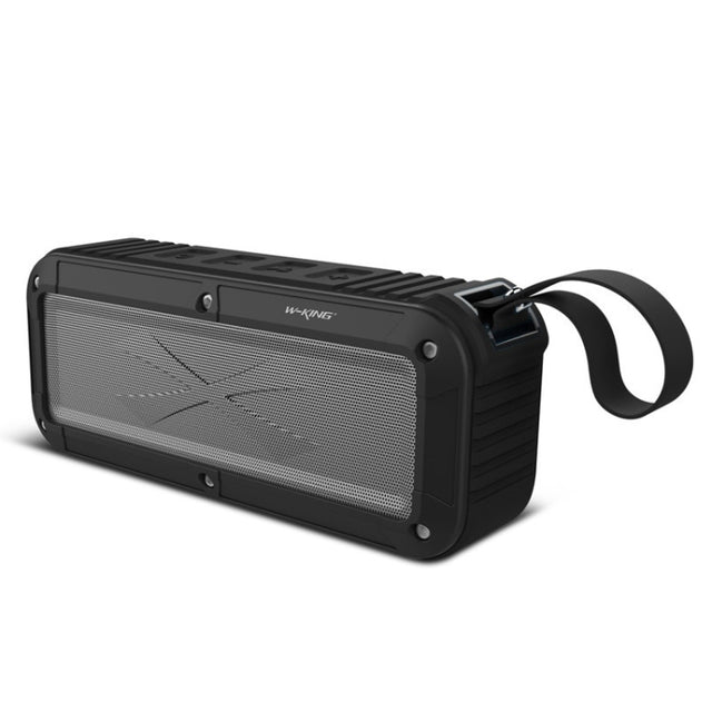 W-KING S20 Loudspeakers IPX6 Water-resistant Bluetooth Speaker Portable NFC Bluetooth Speaker for Outdoors / Shower / Bicycle FM Radio (Black)