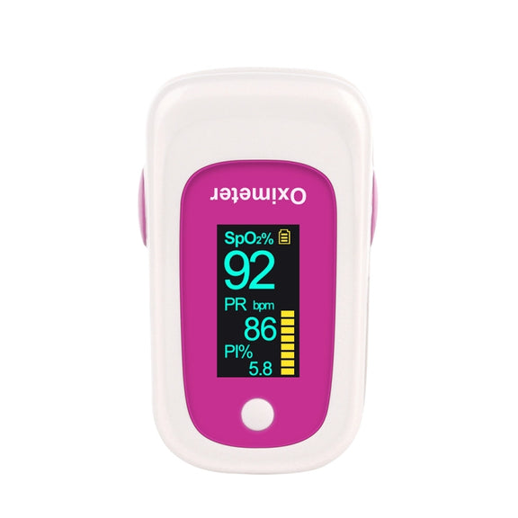 M160 Finger Pulse Oximeter(Rose Red)