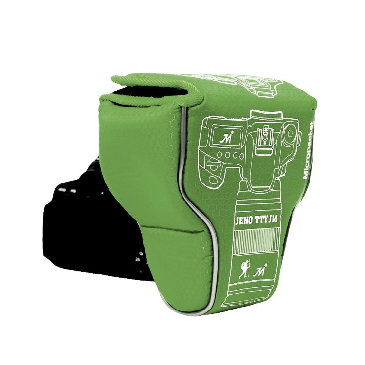 Water-resistant Camera Bag Case Cover for Canon EOS M100 / M50 / M10 / M6 / M5 / M3(Green)